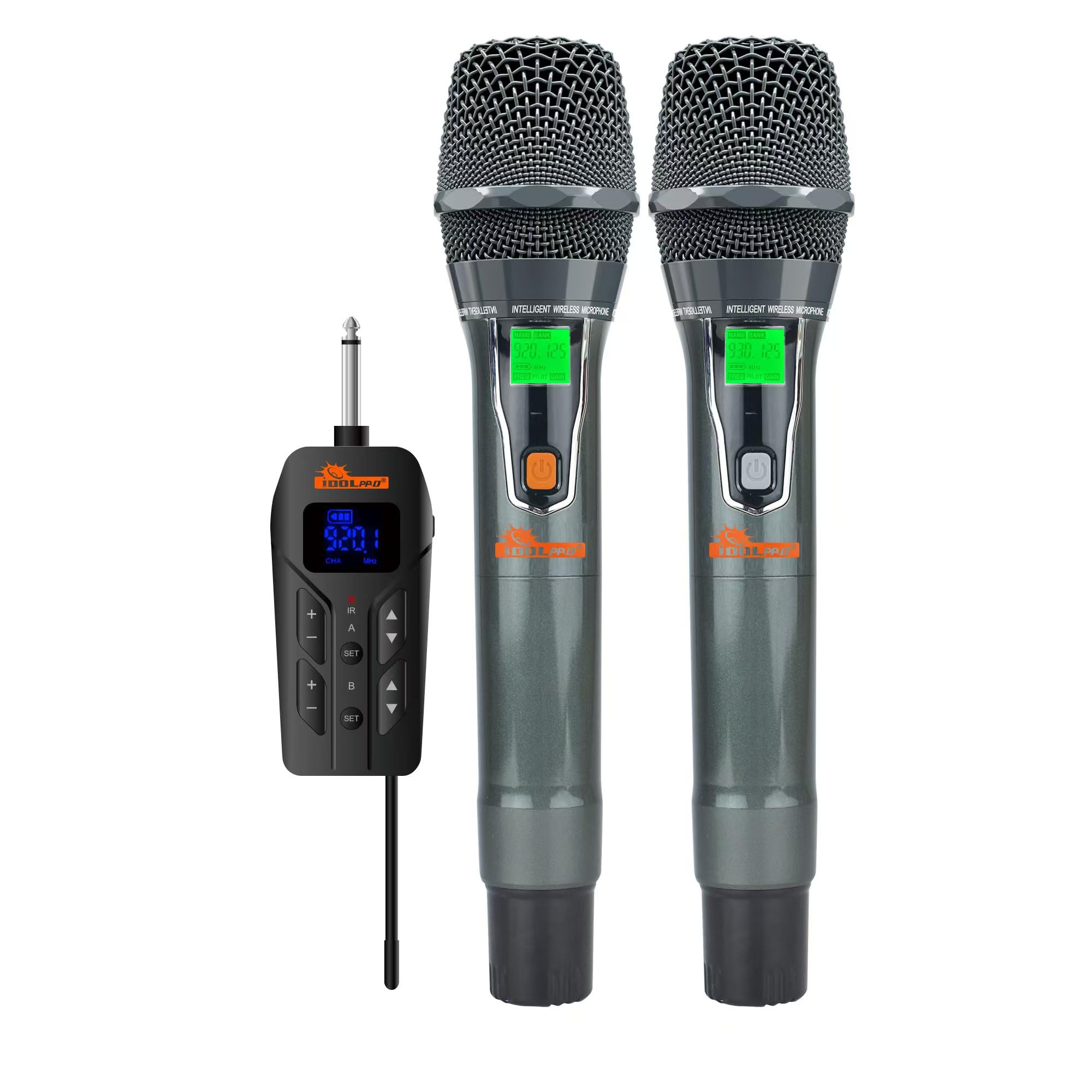 Amazon.com: IDOLPRO UHF-20 Smart Dual Wireless Microphone System